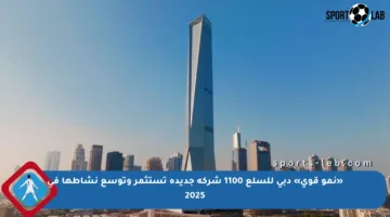 «نمو قوي» دبي للسلع 1100 شركة جديدة تستثمر وتوسع نشاطها في 2025